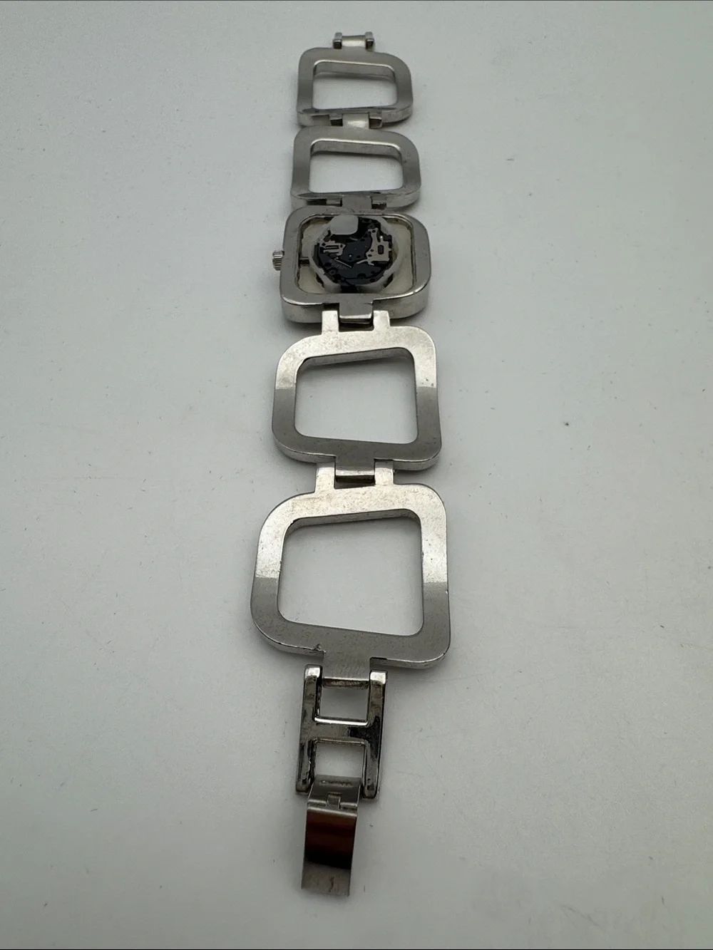 Silver Crystal Dial Fashion Bracelet Watch